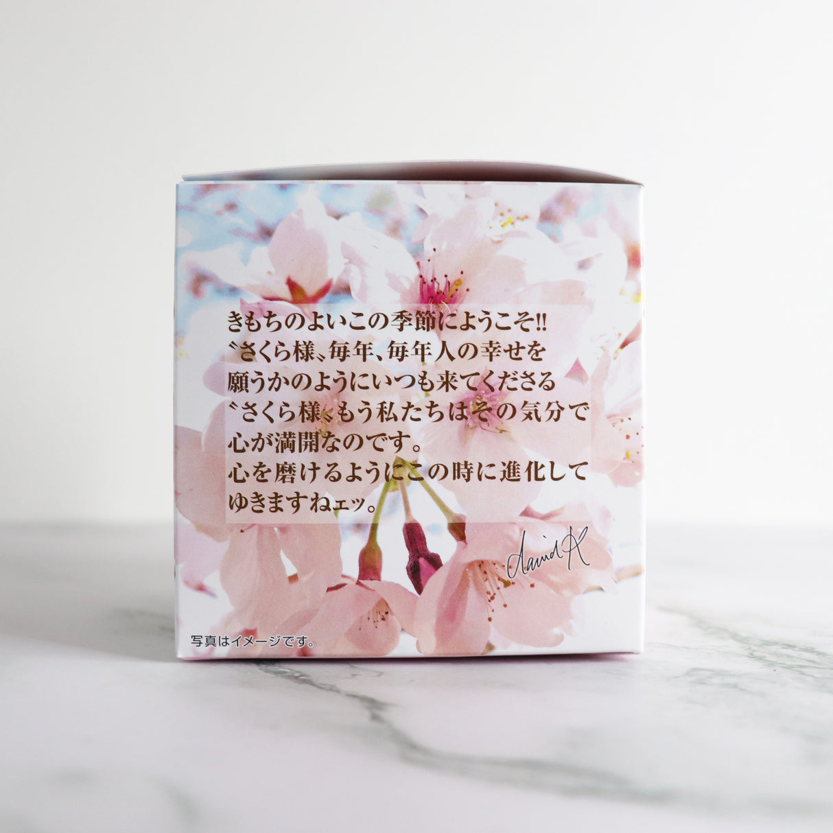 キューブボックス『花のさくら通り』