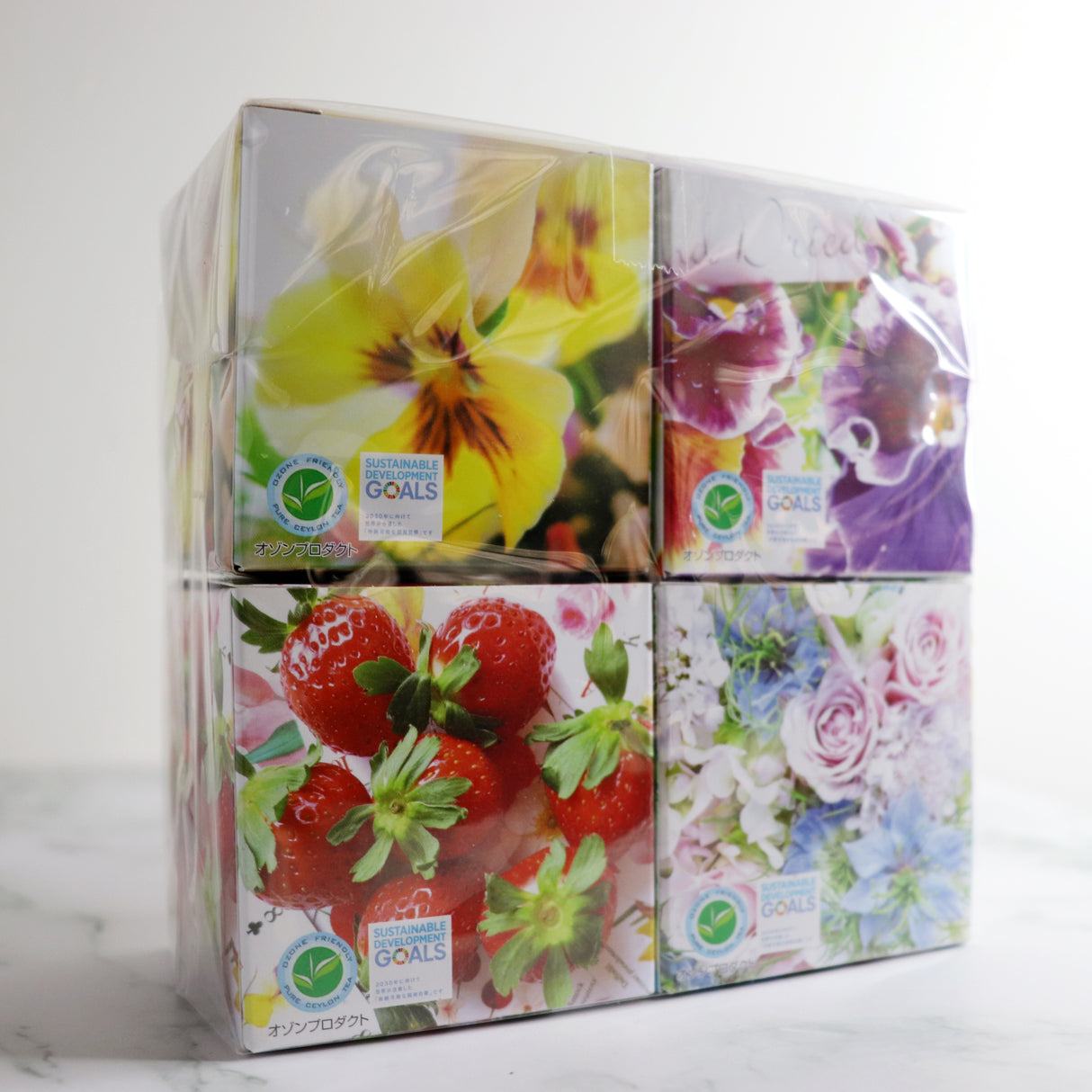 ミニキューブ4個セット(幸せベリー他)