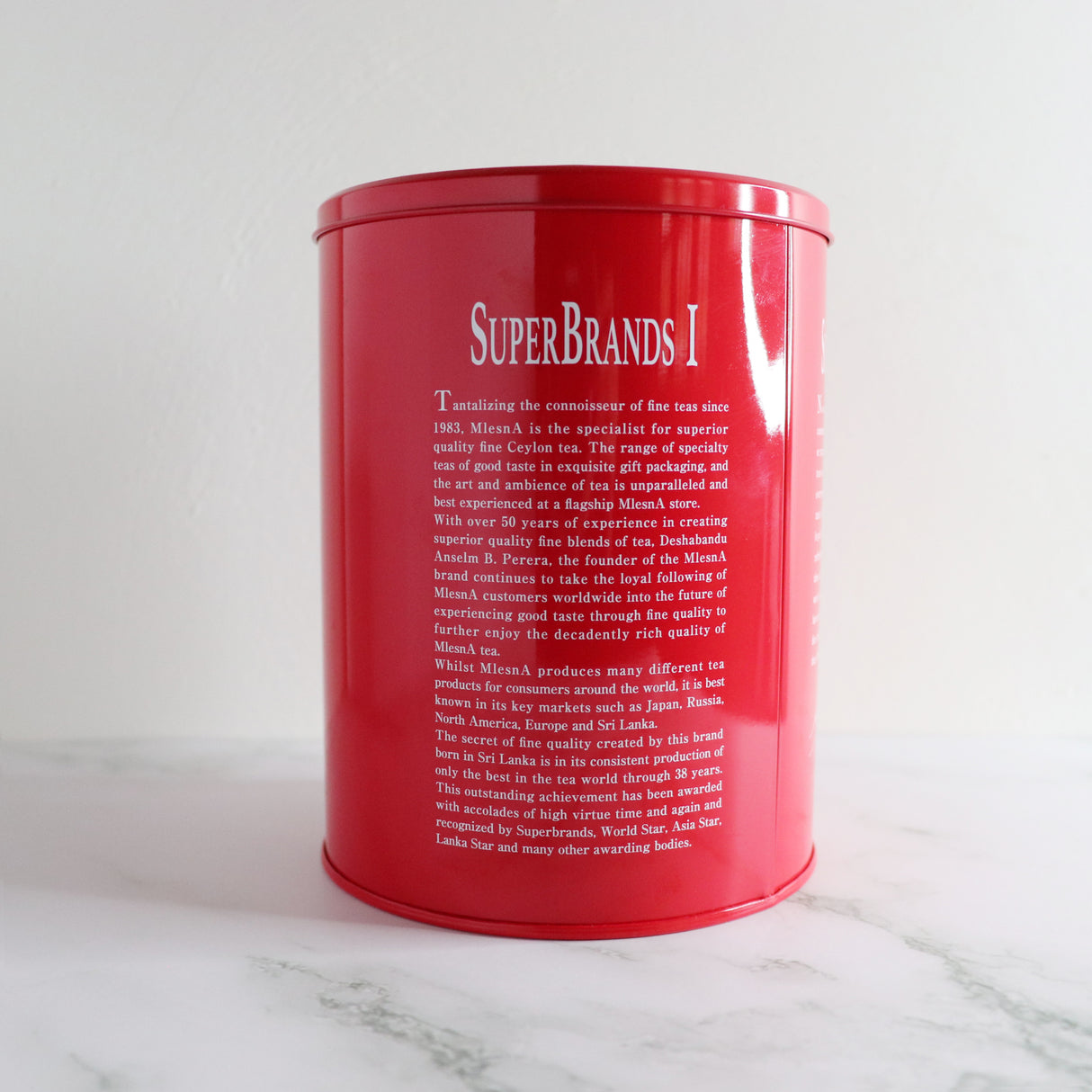 【数量限定】ムレスナティー40周年記念ミニ赤缶