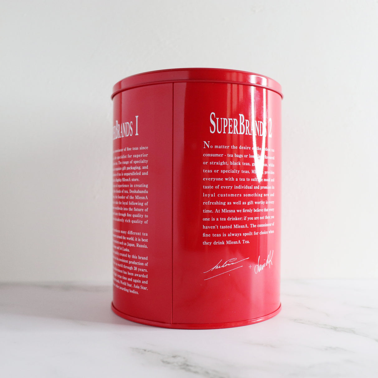 【数量限定】ムレスナティー40周年記念ミニ赤缶